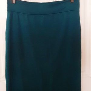 Knit Teal Skirt